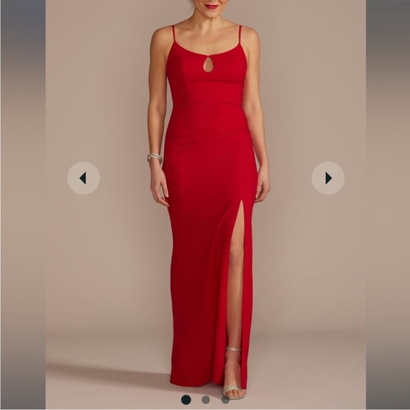 Db Studio Dresses & Skirts - Elegant Red Sleeveless Maxi Dress